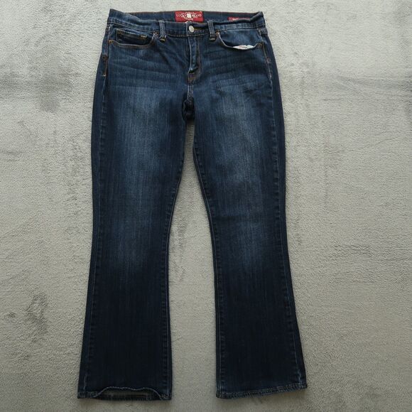 Lucky Brand Women's Boot Cut Jeans - Dark Blue - Picture 1 of 16